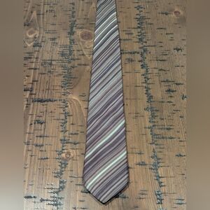 VTG- CK brown striped tie